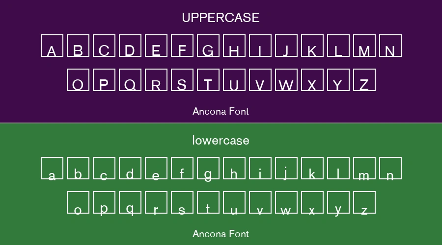 Ancona Font Preview