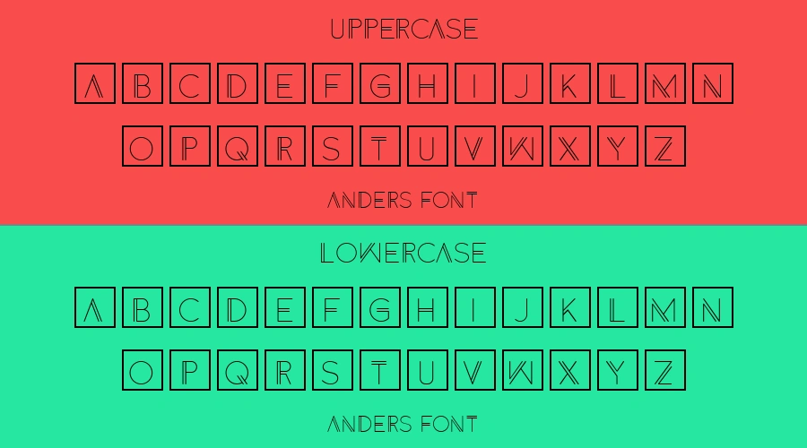 Anders Font Preview