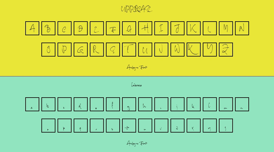 Androgino Font Preview