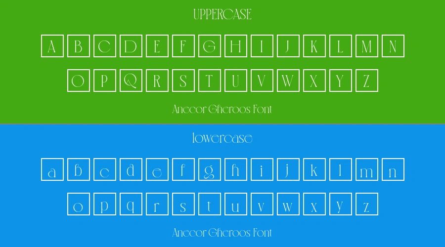 Anecor Gheroos Font Preview