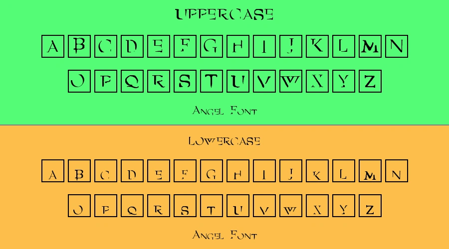Angel Font Preview