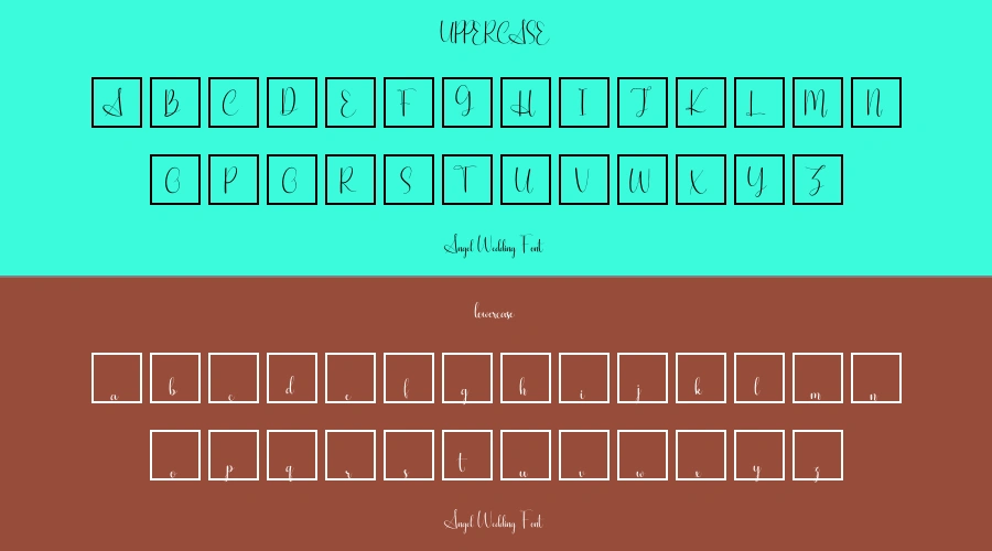 Angel Wedding Font Preview