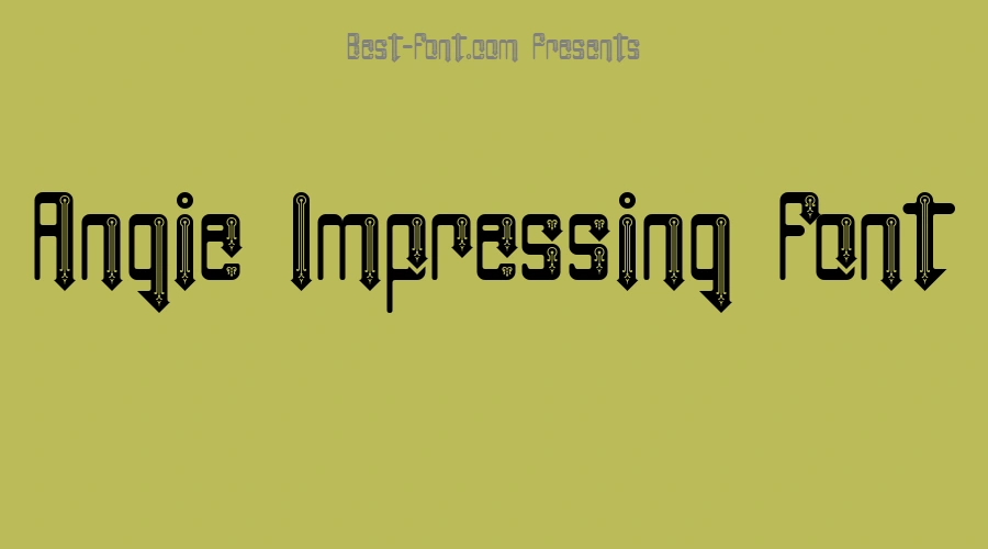 Angie Impressing Font