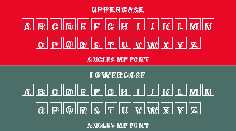 Angles Mf Font Preview