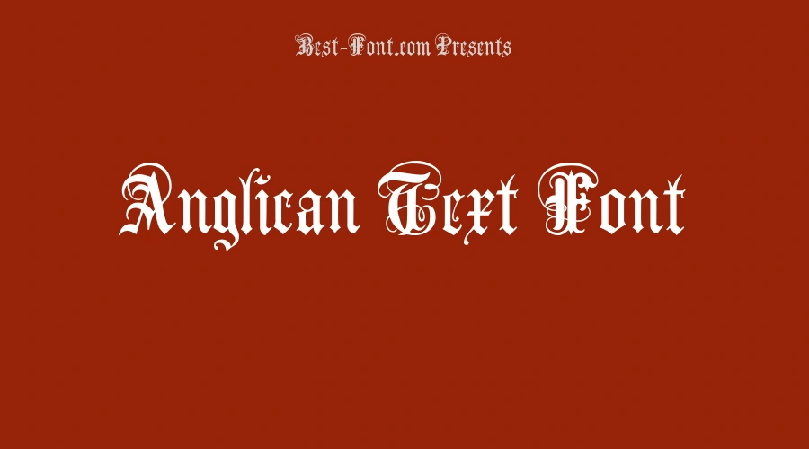 Anglican Text Font