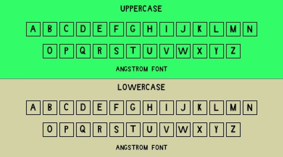 Angstrom Font Preview