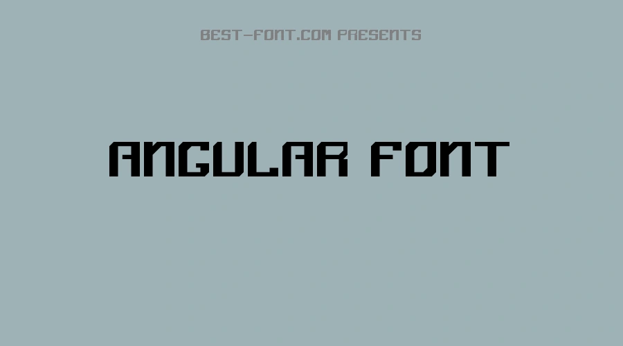 Angular Font