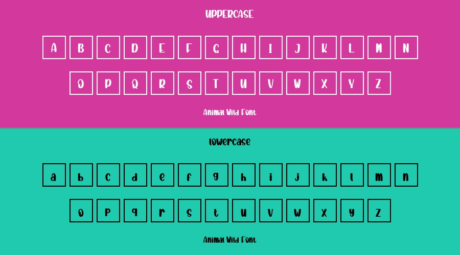 Animal Wild Font Preview