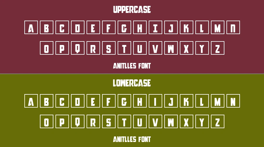 Anitlles Font Preview