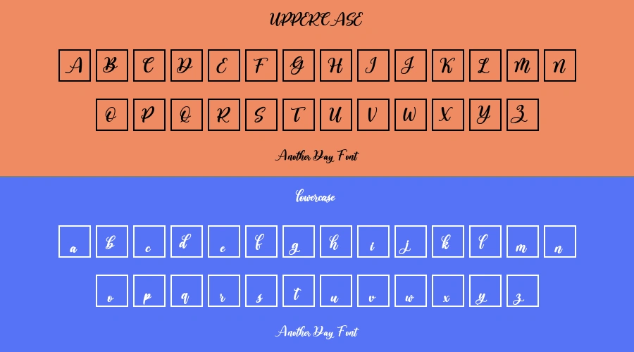 Another Day Font Preview