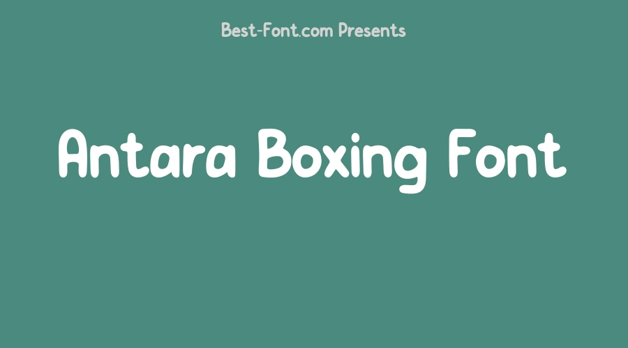 Antara Boxing Font
