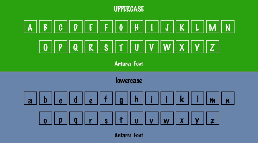 Antares Font Preview