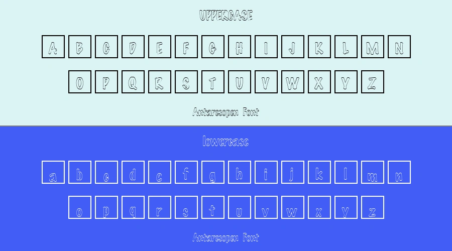 Antaresopen Font Preview