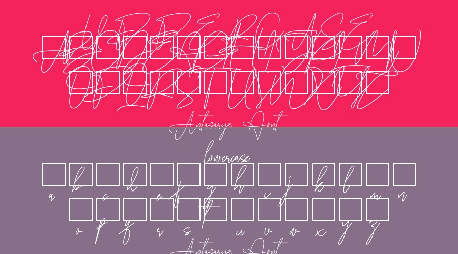 Antasarya Font Preview