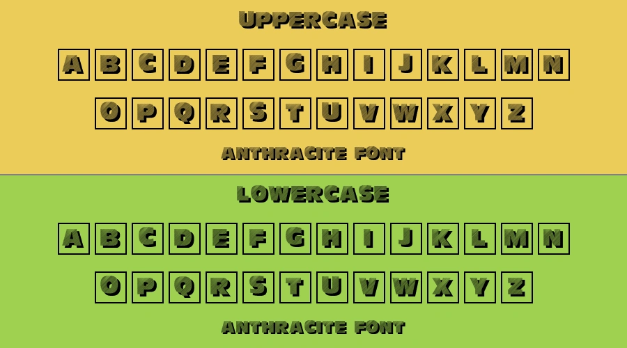 Anthracite Font Preview