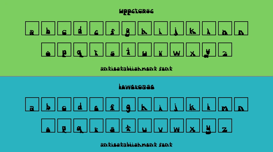 Antiestablishment Font Preview