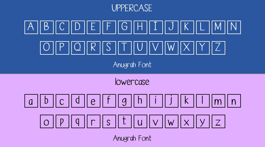 Anugrah Font Preview