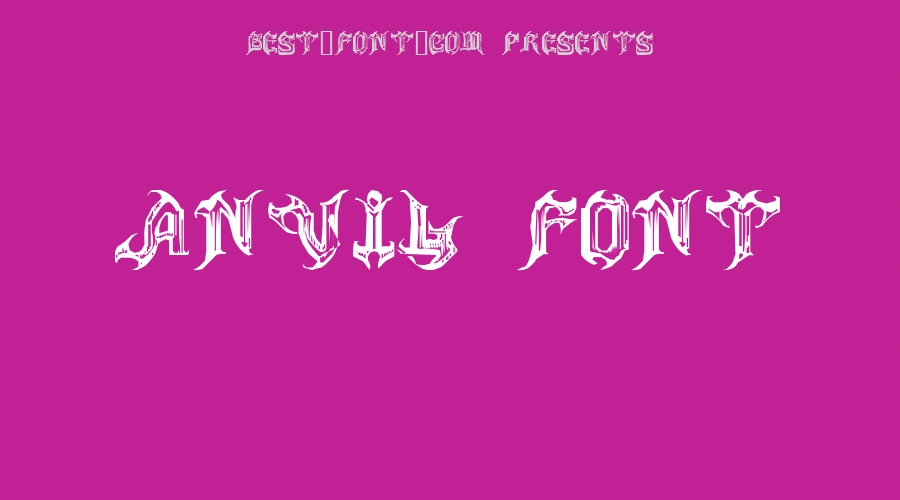 Anvil Font