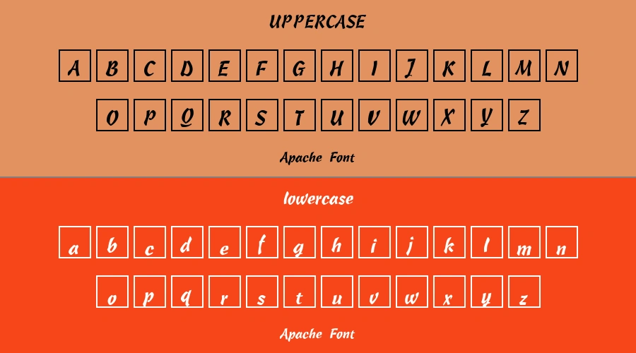 Apache Font Preview
