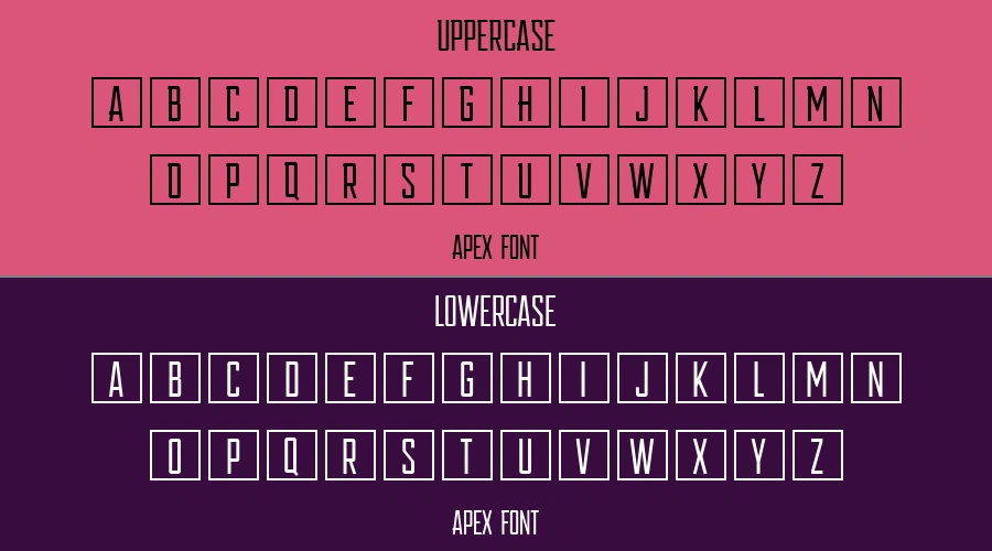 Apex Font Preview