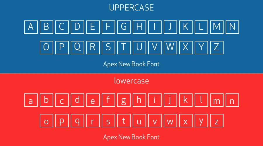 Apex New Book Font Preview