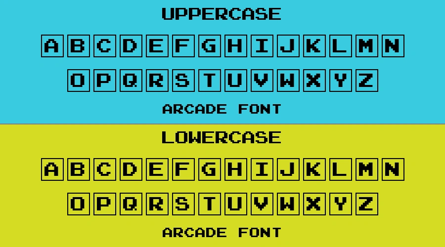 Arcade Font Preview
