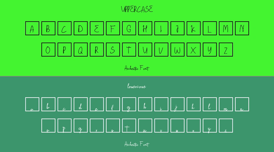 Archestra Font Preview