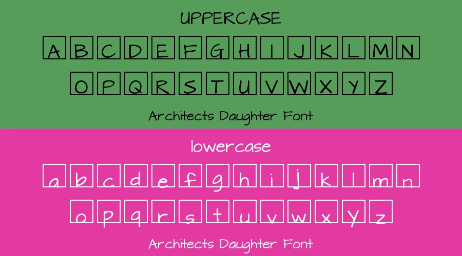 Architects Daughter Font Preview