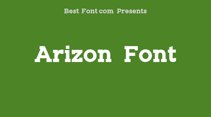 Arizon Font