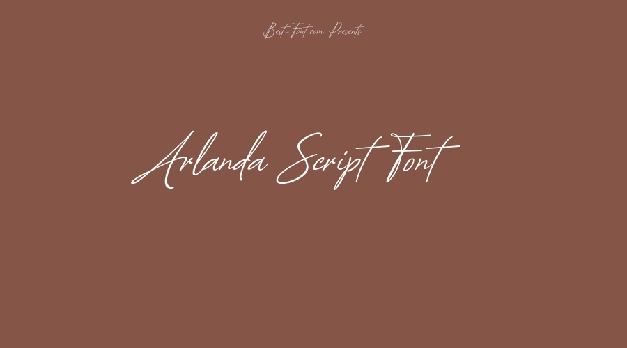 Arlanda Script Font