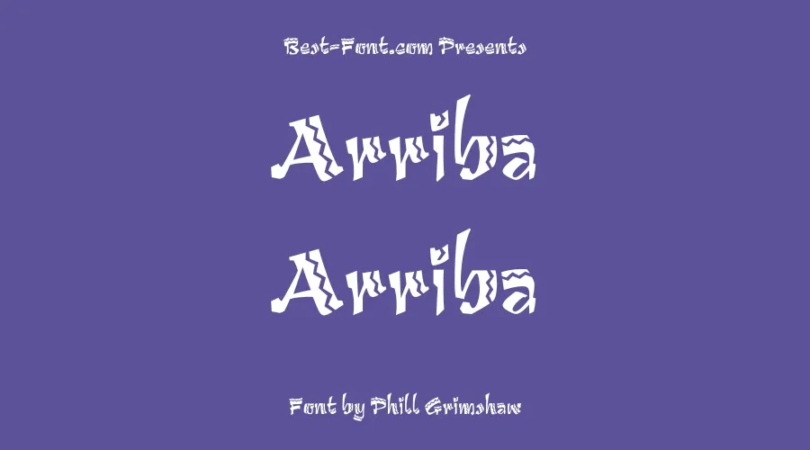 Arriba Arriba Font
