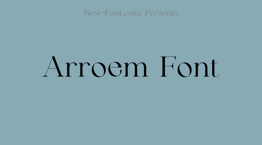 Arroem Font