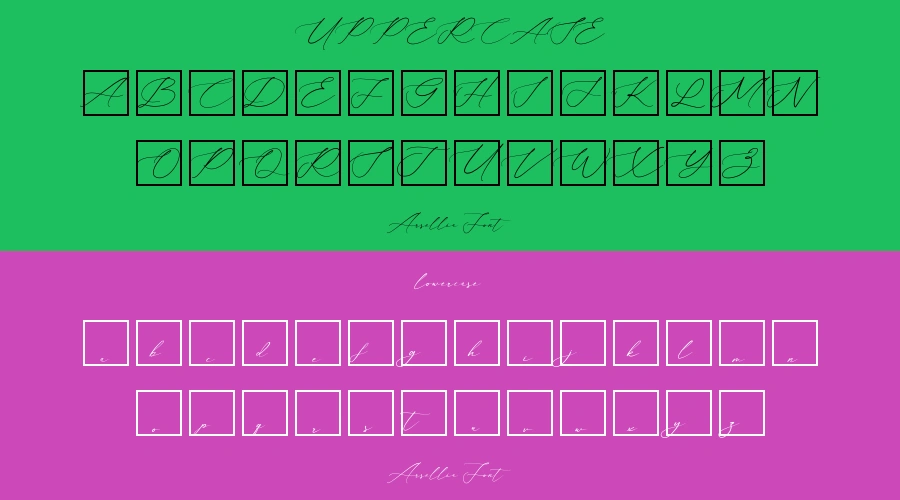 Arsellia Font Preview