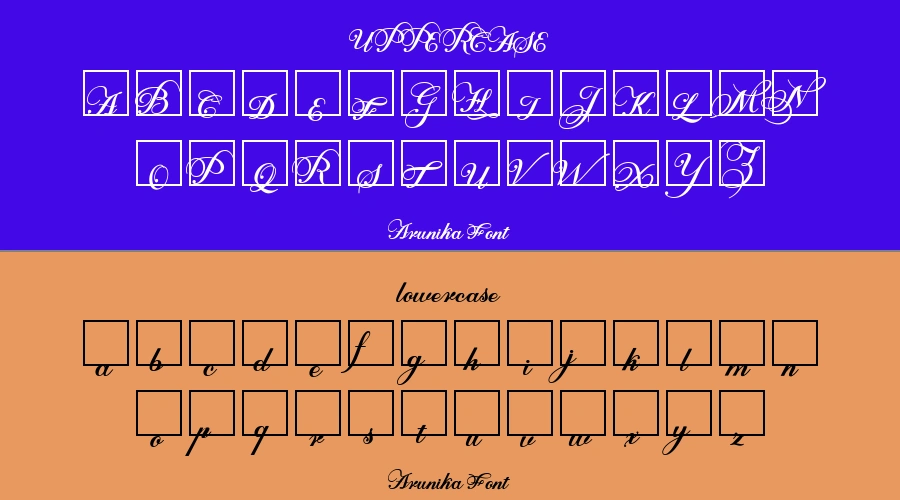 Arunika Font Preview