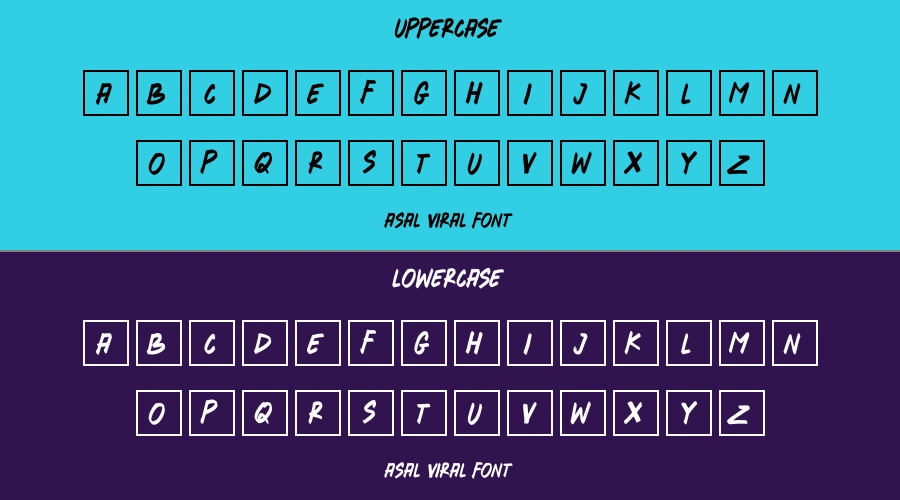 Asal Viral Font Preview