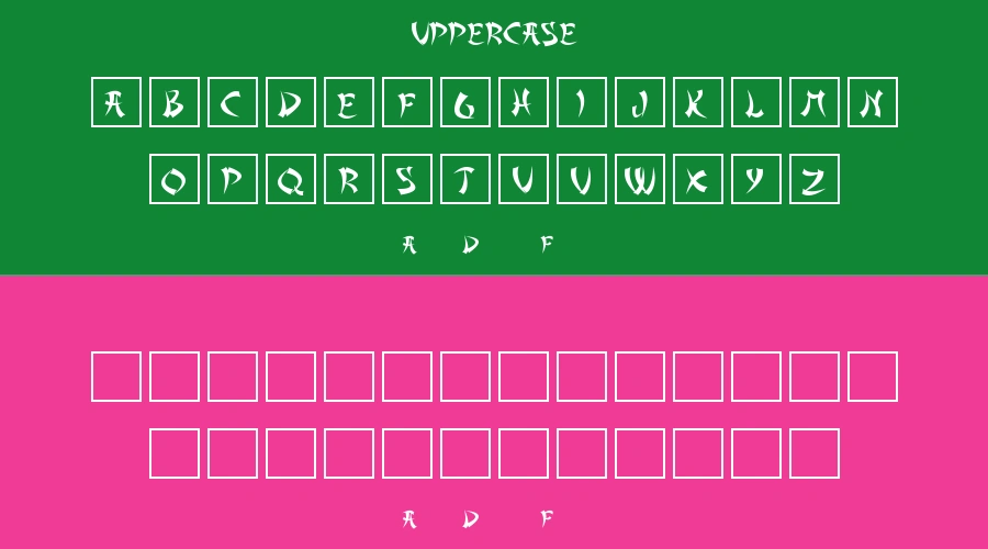 Asian Delight Font Preview