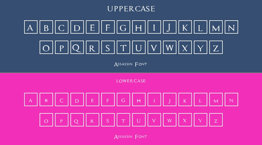 Assassin Font Preview