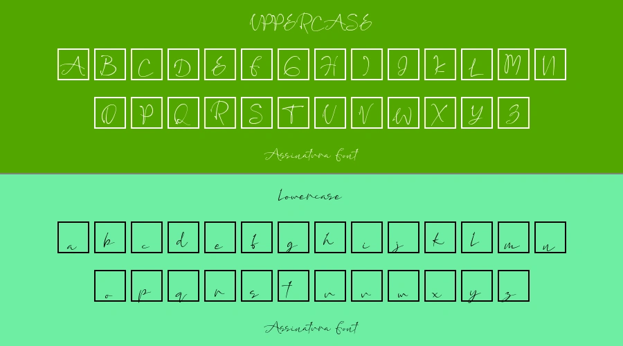 Assinatura Font Preview