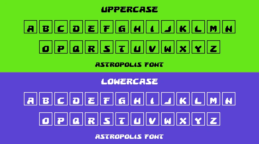 Astropolis Font Preview