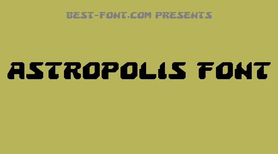 Astropolis Font