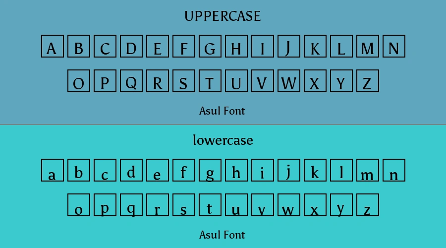 Asul Font Preview