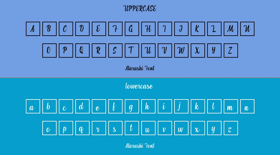 Atarashi Font Preview