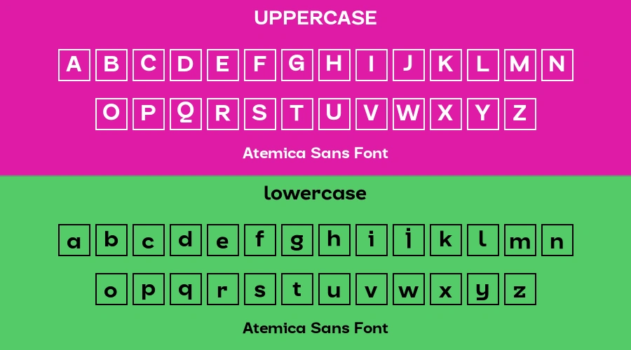 Atemica Sans Font Preview