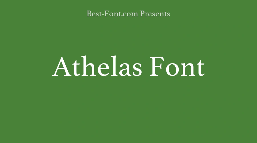 Athelas Font