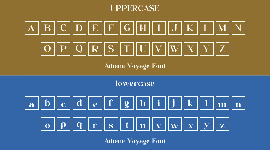 Athene Voyage Font Preview