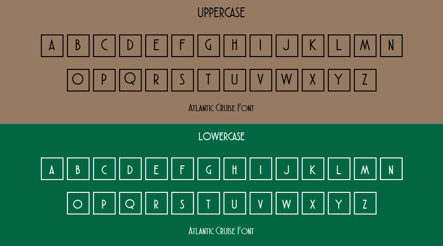 Atlantic Cruise Font Preview