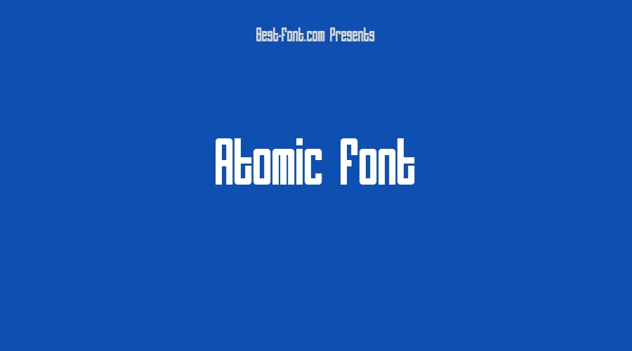 Atomic Font