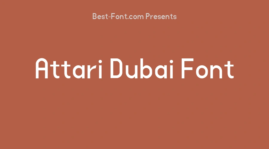 Attari Dubai Font