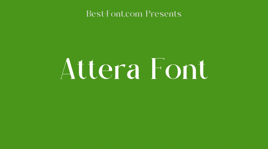 Attera Font