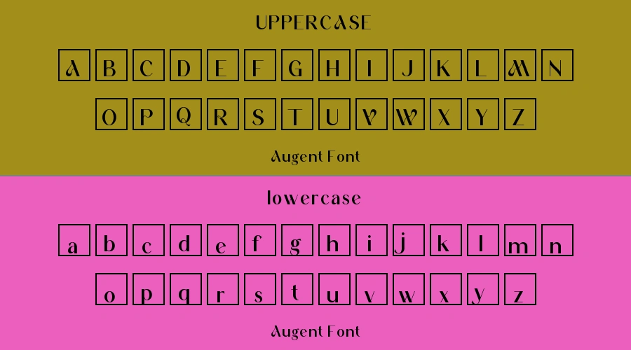 Augent Font Preview